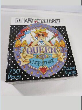 Mary Engelbreit Round Jigsaw Puzzle 750 pieces NEW UNOPENED